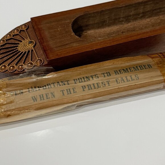 Vintage Last Rights Crucifix Sacrament Set From the 1940's - Picture 14 of 17